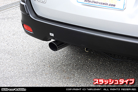 ニッサン AD・AD エキスパート（5BF-VY12・DBF-VY12・CBE-VAY12・DBE-VAY12・CBF-VJY12｜1.5L ガソリン車｜2WD）用GTマフラー スラッシュタイプ