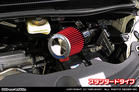 トヨタ アルファード（DBA-ANH20W・DBA-ANH25W｜2AZ-FE（2,400cc）｜2WD・4WD）用大型チャンバー型パワーエアクリーナーKit