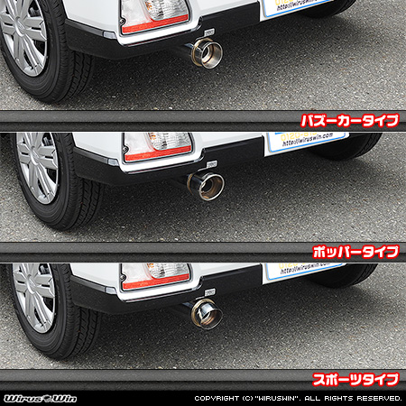 ダイハツ アトレー（3BD-S700V・3BD-S710V｜ターボ車｜2WD・4WD）用コンパクトマフラー ラインナップ