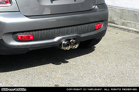 BMW MINI【R56,R57 Cooper S】（ABA-MF16S・ABA-MS16｜N14B16A｜ターボ車｜6MT・6AT｜2WD｜センター2本出し仕様）用ブリリアントマフラー
