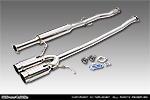 BMW MINI【R56 Cooper S・R57 Cooper S コンバーチブル・R58 Cooper S クーペ・R59 Cooper S ロードスター】（DBA-SV16・CBA-SY16S・DBA-SY16S・DBA-ZP16・DBA-SX16S｜N18B16A｜ターボ車｜6MT・6AT｜2WD｜センター2本出し仕様）用 ブリリアントマフラー