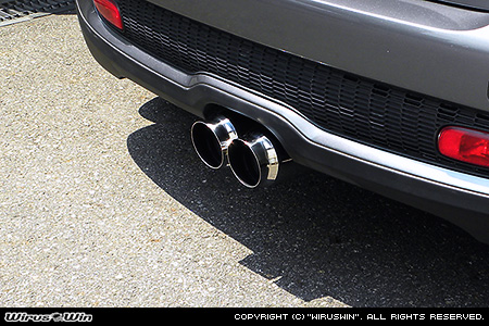 BMW MINI【R56,R57,R58,R59 Cooper S】（センター2本出し仕様）用ブリリアント マフラーカッター