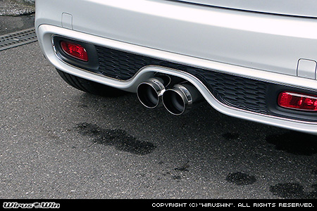BMW MINI【F55,F56,F57 Cooper S ／Cooper SD】（センター2本出し仕様）用ブリリアント マフラーカッター