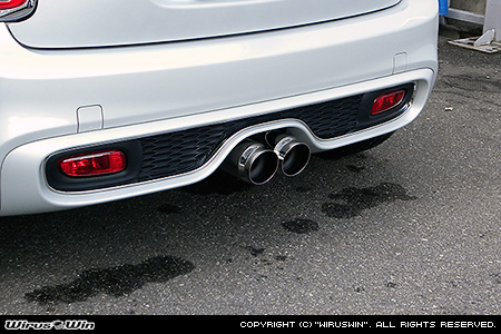 BMW MINI【F55,F56,F57 Cooper S /Cooper SD】(センター2本出し仕様)用ブリリアント マフラーカッター