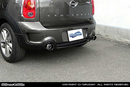 BMW MINI【R60 Crossover Cooper S/Cooper SD・R61 Paceman Cooper S】(左右2本出し仕様)用ブリリアント マフラーカッター