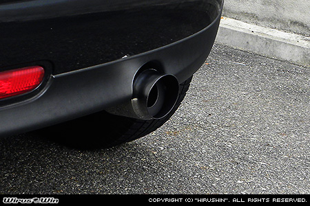 BMW MINI【R56 3Door Cooper・One|R55 Clubman Cooper】(ABA-MF16・ABA-ME14・ABA-MF16|N12B14A|ターボ車|6MT・6AT|右1本出し仕様)用ブリリアント マフラーカッター