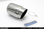 BMW MINI【R56 3Door Cooper・One｜R55 Clubman Cooper】（ABA-MF16・ABA-ME14・ABA-MF16｜N12B14A｜ターボ車｜6MT・6AT｜右1本出し仕様）用 ブリリアント マフラーカッター