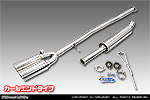 BMW MINI【F55 5Door CooperS】（DBA-XU20M・DBA-XS20｜B48A20A｜ターボ車｜6MT・6AT｜2WD｜センター2本出し仕様）用 レーシングマフラー カールエンドタイプ