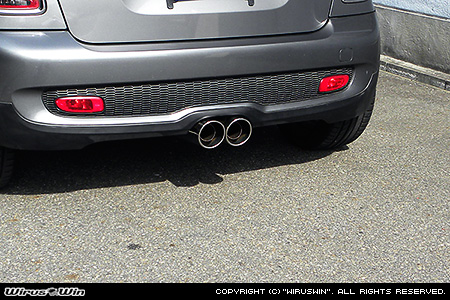 BMW MINI【R56,R57 Cooper S】（ABA-MF16S・ABA-MS16｜N14B16A｜ターボ車｜6MT・6AT｜2WD｜センター2本出し仕様）用テイストマフラー