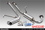 スズキ キャリイ（キャリー）（3BD-DA16T｜2WD・4WD｜後期モデル）用 サイドマフラー オーバルタイプ