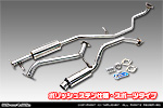 ダイハツ キャスト（スポーツ・スタイル・アクティバ）（DBA-LA250S｜ターボ車・NA（ノンターボ）車｜2WD）用 D−プライムマフラー ポリッシュステン仕様 スポーツタイプ