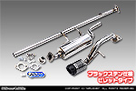 ミツビシ デリカミニ（4AA-B38A｜ターボ車｜4WD）用 D−プライムマフラー ブラックステン仕様 ビレットタイプ