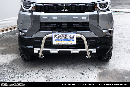 ミツビシ デリカミニ（5AA-B34A・5AA-B37A・4AA-B35A・4AA-B38A｜ターボ車・NA（ノンターボ）車｜2WD・4WD）用パイプバンパー