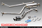 ミツビシ eKスペース（DBA-B11A｜NA（ノンターボ）車｜2WD）用 D−プライムマフラー ブラックステン仕様 スポーツタイプ