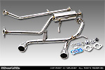 ミツビシ eKスペース（DBA-B11A｜NA（ノンターボ）車｜2WD）用 デュアルツインマフラー
