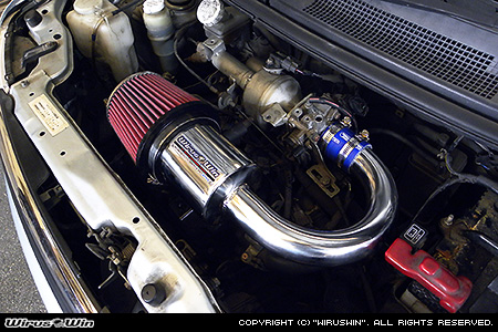ミツビシ eKワゴン（DBA-H82W・DBA-H81W・LA-H81W｜NA（ノンターボ）車｜2WD）用大型チャンバー型パワーエアクリーナーKit