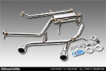 ミツビシ eKワゴン（DBA-B11W｜ターボ車｜2WD）用 デュアルツインマフラー