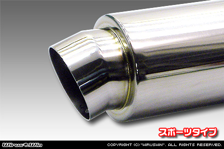 トヨタ ハリアー（CBA-ACU30W・CBA-ACU35W・CBA-MCU31W・CBA-MCU30W・CBA-MCU35W・CBA-MCU36W・UA-ACU30W・UA-ACU35W・UA-MCU30W・UA-MCU35W）用コンパクトマフラー スポーツタイプ