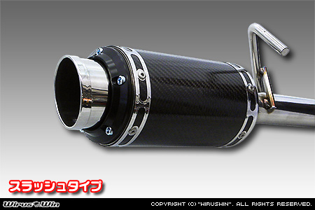 トヨタ ハリアー（CBA-ACU30W・CBA-ACU35W・CBA-MCU31W・CBA-MCU30W・CBA-MCU35W・CBA-MCU36W・UA-ACU30W・UA-ACU35W・UA-MCU30W・UA-MCU35W）用プライムマフラー スラッシュタイプ