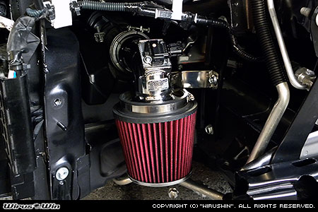 トヨタ ハイエース・レジアスエース（200系・2.0L,2.7Lガソリン車・2004年8月(平成16年8月)〜2010年7月(平成22年8月)・【1型・2型】）用パワーフィルター・ファンネルKit