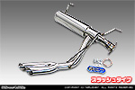 トヨタ ハイエース・レジアスエース（200系｜ロングワイドボディ｜2.7Lガソリン車・2.0Lガソリン車｜2WD・4WD｜2004年8月(平成16年8月)〜）用 サイドマフラー スラッシュタイプ
