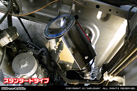 ダイハツ ハイゼット トラック（EBD-S201P・LE-S200P・TE-S200P｜2WD｜後期モデル）用大型チャンバー型パワーエアクリーナーKit