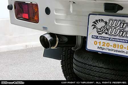 ダイハツ ハイゼット トラック（EBD-S201P・EBD-S211P・LE-S200P・LE-S210P・TE-S200P・TE-S210P｜2WD・4WD｜後期モデル）用コンパクトマフラー スポーツタイプ