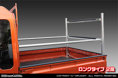 ダイハツ ハイゼット トラック（ジャンボ｜EBD-S500P・EBD-S510P｜2WD・4WD）用 現場向け鳥居 ロングタイプ 2段