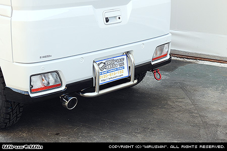 ダイハツ ハイゼット カーゴ（3BD-S700V・5BD-S700V・3BD-S710V・5BD-S710V｜ターボ車・NA（ノンターボ）車｜2WD・4WD）用リアガードバー
