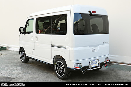 ダイハツ ハイゼット カーゴ（3BD-S700V・5BD-S700V・3BD-S710V・5BD-S710V｜ターボ車・NA（ノンターボ）車｜2WD・4WD）用リアガードバー