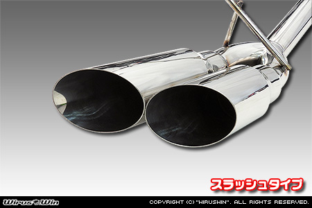 トヨタ ハイラックス（3DF-GUN125・QDF-GUN125）用サイドマフラー スラッシュタイプ