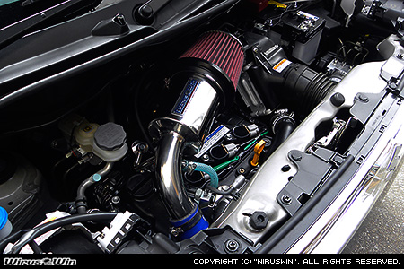 スズキ ハスラー（DBA-MR31S・DAA-MR41S｜ターボ車｜2WD・4WD）用大型チャンバー型パワーエアクリーナーKit