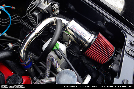 【JB23】ジムニー（1型〜3型）用大型チャンバー型パワーエアクリーナーKit 1.1L