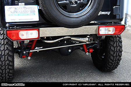 【JB74】ジムニーシエラ用パイプバンパー装着車・バンパーレス車専用 クイックマフラー