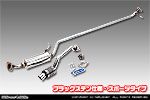 ダイハツ ムーヴ（5BA-LA860S｜ターボ車｜4WD）用 D−プライムマフラー ブラックステン仕様 スポーツタイプ