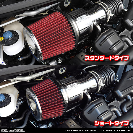 ダイハツ ムーヴ キャンバス（5BA-LA850S・5BA-LA860S｜NA（ノンターボ）車｜2WD・4WD）用大型チャンバー型パワーエアクリーナーKit バリエーション