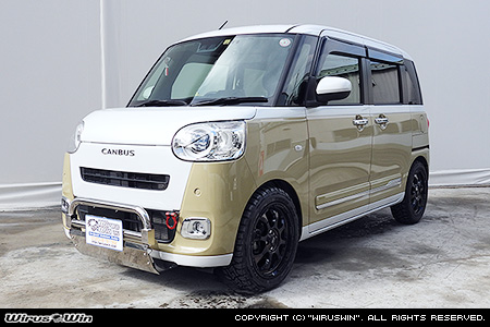 ダイハツ ムーヴ キャンバス(5BA-LA850S・5BA-LA860S|ターボ車・NA(ノンターボ)車|2WD・4WD)用グリルバンパー