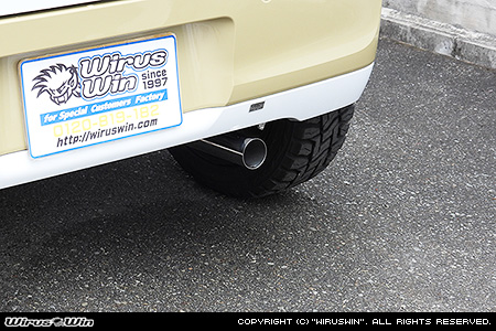 ダイハツ ムーヴ キャンバス（5BA-LA850S｜NA（ノンターボ）車｜2WD）用レーシングマフラー