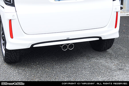 ホンダ N-BOX・N-BOX Custom(6BA-JF3・DBA-JF3|ターボ車|2WD)用センターツインマフラー