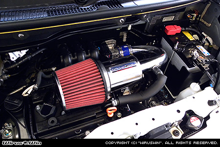 ホンダ N-BOX・N-BOX カスタム・N-BOX モデューロ（DBA-JF1・DBA-JF2｜NA（ノンターボ）車｜2WD・4WD）用大型チャンバー型パワーエアクリーナーKit