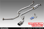 ホンダ N-BOX・N-BOX CUSTOM（6BA-JF6｜ターボ車｜4WD）用 D−プライムマフラー ブラックステン仕様 ビレットタイプ