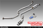 ホンダ N-BOX・N-BOX CUSTOM（6BA-JF6｜ターボ車｜4WD）用 D−プライムマフラー ブラックステン仕様 スポーツタイプ