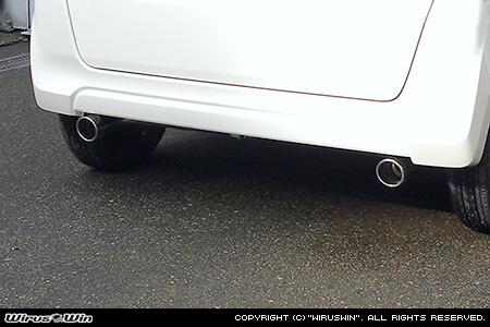 ホンダ N-BOX（DBA-JF1｜NA（ノンターボ）車｜2WD）用デュアルツインマフラー
