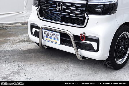 ホンダ N-BOX・N-BOX CUSTOM（6BA-JF5・6BA-JF6｜ターボ車・NA（ノンターボ）車｜2WD・4WD）用パイプバンパー