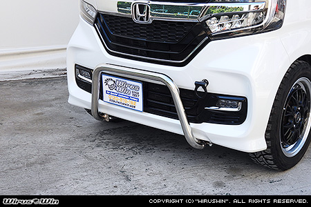 ホンダ N-BOX・N-BOX Custom（6BA-JF3・6BA-JF4・DBA-JF3・DBA-JF4｜ターボ車・NA（ノンターボ）車｜2WD・4WD）用パイプバンパー