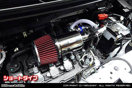 ホンダ N-VAN（HBD-JJ1・HBD-JJ2・5BD-JJ1・5BD-JJ2｜NA（ノンターボ）車｜AT車｜2WD・4WD）用大型チャンバー型パワーエアクリーナーKit