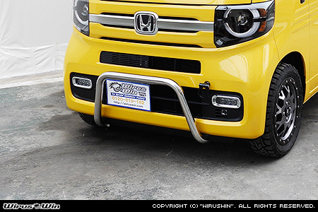 ホンダ N-VAN（HBD-JJ1・HBD-JJ2・5BD-JJ1・5BD-JJ2｜ターボ車・NA（ノンターボ）車｜2WD・4WD）用パイプバンパー