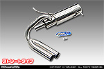 ニッサン NT100クリッパー（EBD-DR16T｜2WD・4WD）用 サイドマフラー ストレートタイプ