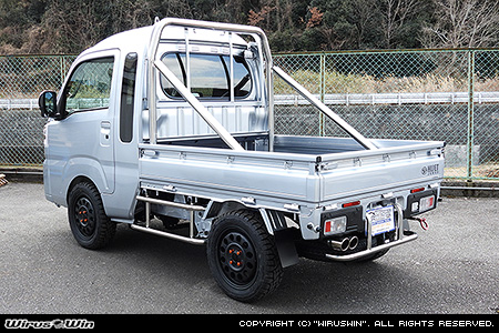 スバル サンバー トラック（3BD-S500J・3BD-S510J｜2WD・4WD｜3BD-500系 後期モデル）用リアガードバー