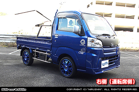 スバル サンバー トラック（TB・TC｜EBD-S500J・EBD-S510J｜2WD・4WD）用サイドバー【右側（運動席側）】